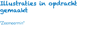 Illustraties in opdracht gemaakt "Zeemeermin"