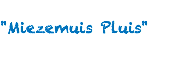 &nbsp;"Miezemuis Pluis"