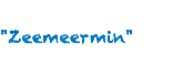 &nbsp;"Zeemeermin"